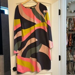 Boden Isabella Ponte Shift Dress Size 16